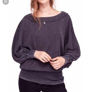 Free people willow thermal top, size medium.